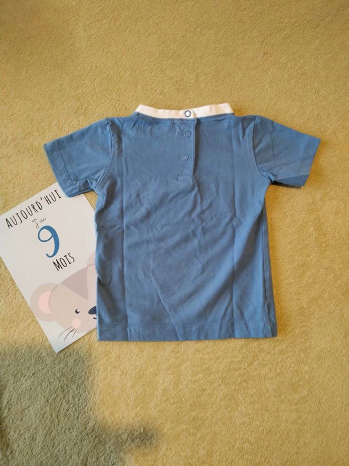 T-shirt manches courtes 9 mois - photo numéro 2