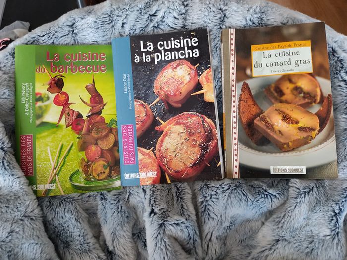 lot 3 livres de cuisine