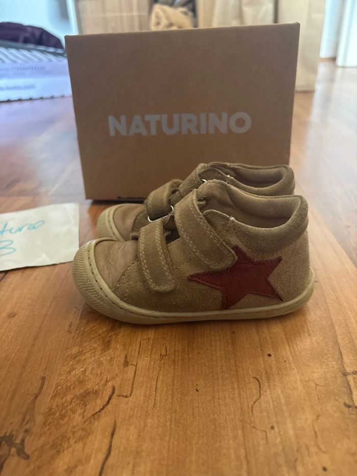 Chaussure Naturino en daim beige pointure 23 - photo numéro 4