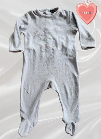 Pyjama grenouillère garçon 12 mois