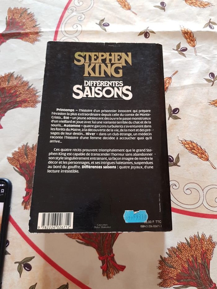 Stephen King - Différentes saisons - photo numéro 2