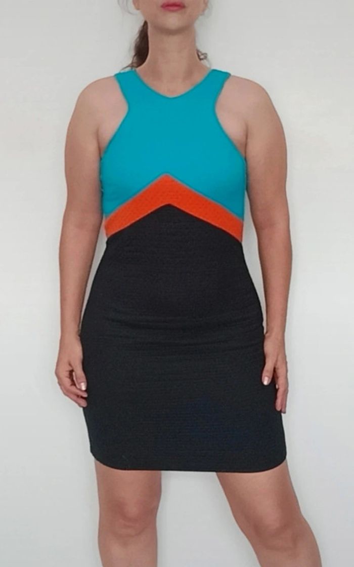 Robe moulante chic nid d abeille taille 38 - photo numéro 2