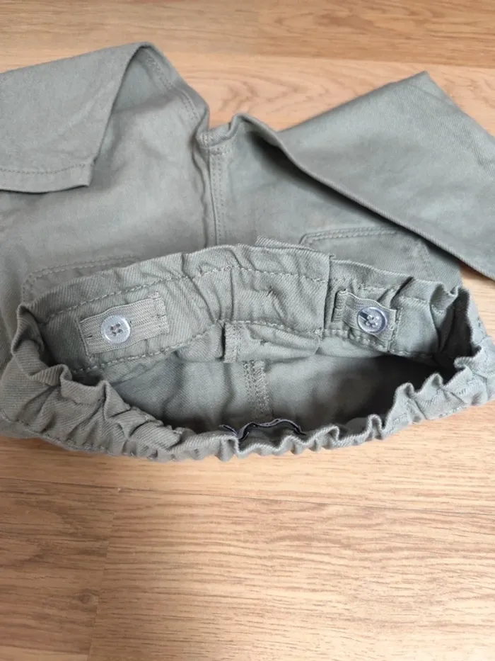Pantalon vert kaki 18 mois fille Gémo - photo numéro 4