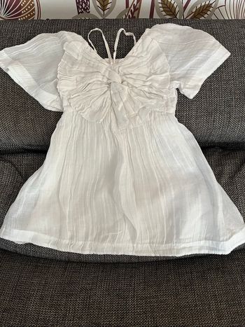 Robe blanche fille