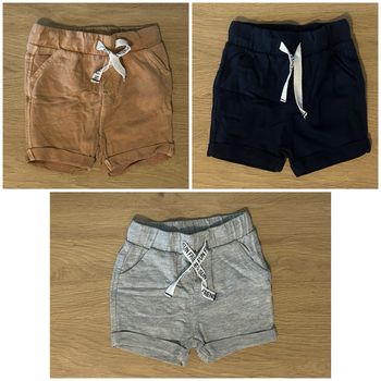 Lot de shorts 6 mois