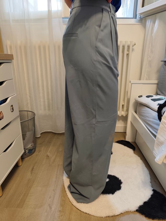 Pantalon souple cache cache 36 bleu clair - photo numéro 2