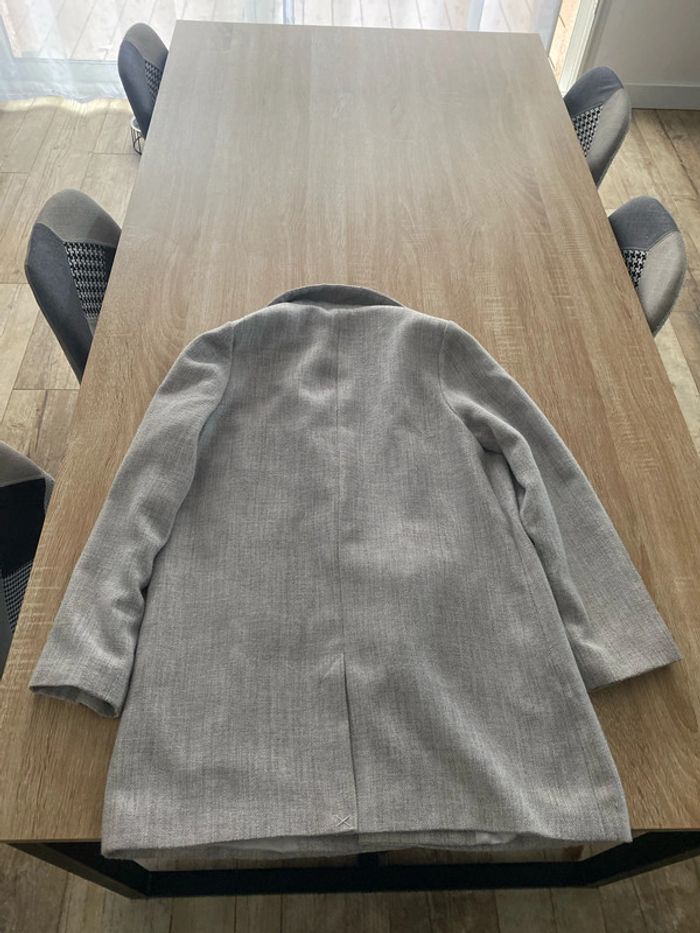Manteau caban mi saison mango 12 ans gris neuf - photo numéro 8