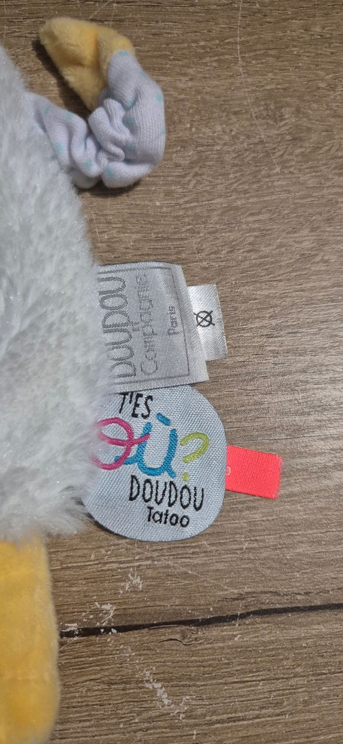 Doudou plat Tatoo Papatte le chien - photo numéro 5