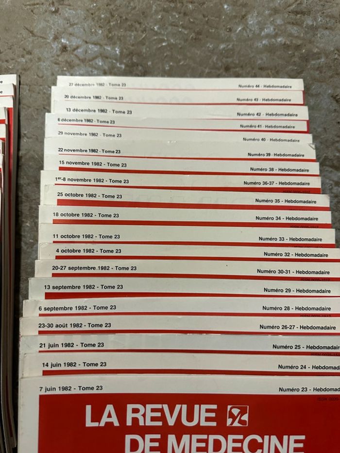 Lot de revues médecine thérapeutique tomme 23 - photo numéro 4