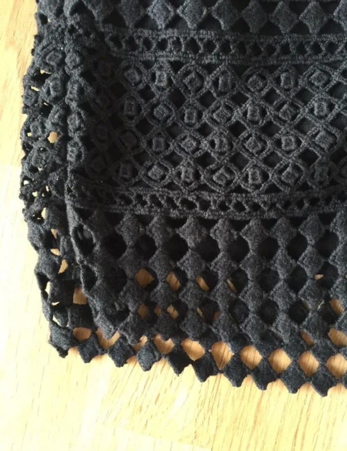 Magnifique short noir en crochet - photo numéro 2
