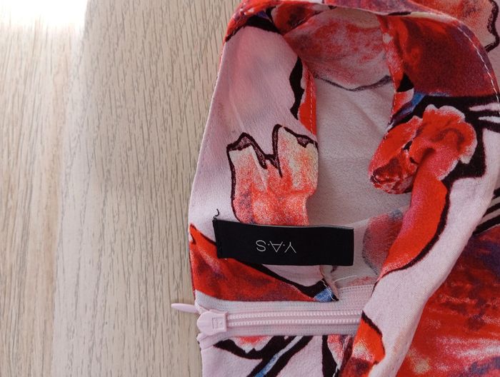 Robe été fleurs rouges YAS taille S - photo numéro 6