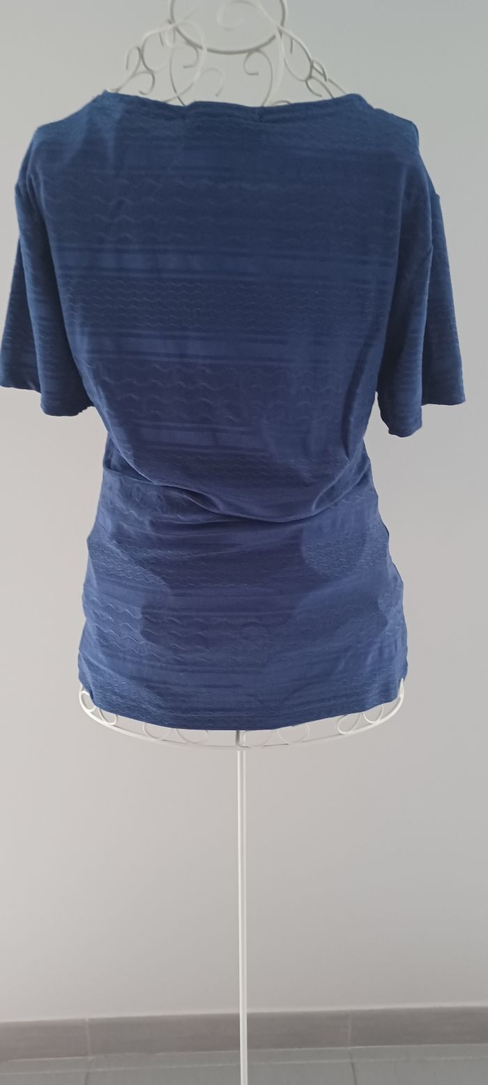 T shirt 123 bleu - photo numéro 3