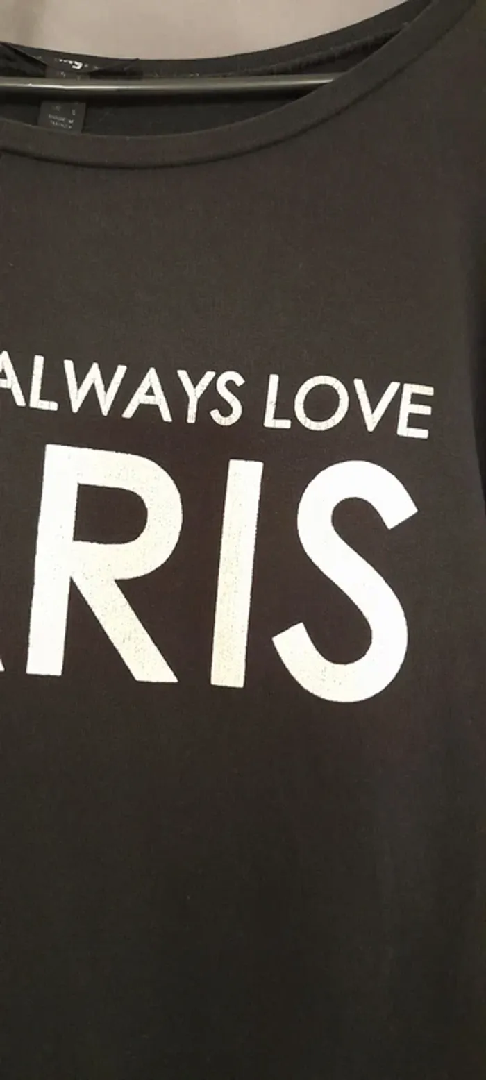 Sweat inscription Paris - photo numéro 3