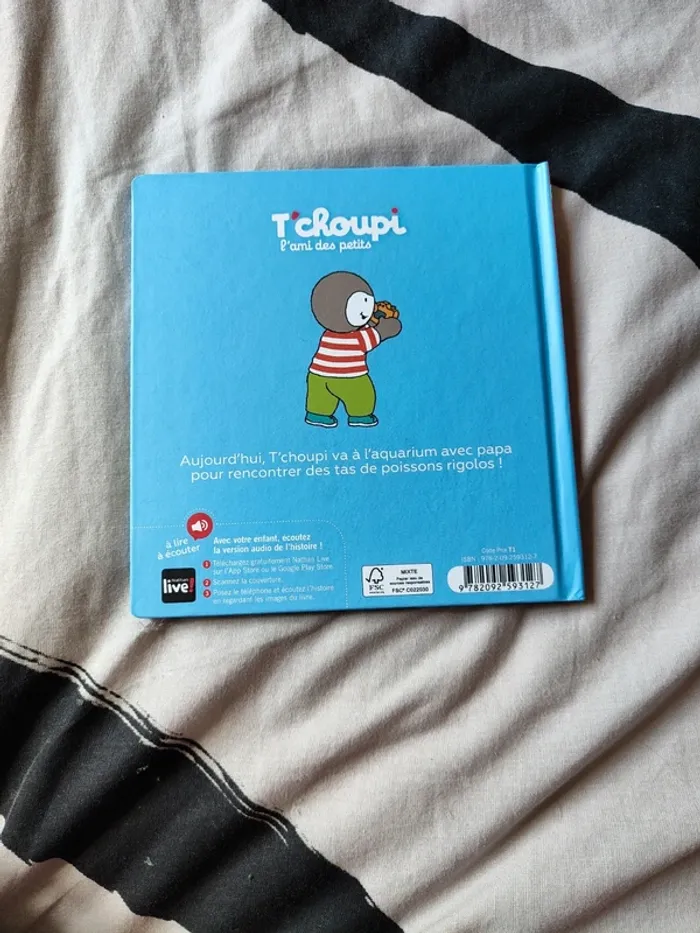 Livre T'choupi va à l'aquarium - photo numéro 2