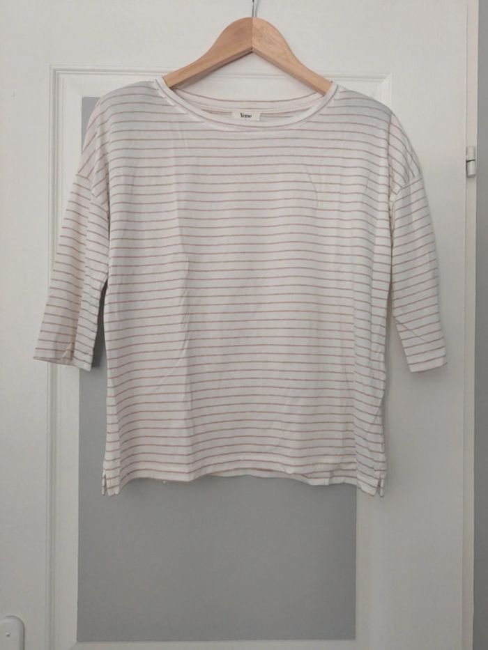Tee shirt marinière Yerse taille S excellent état