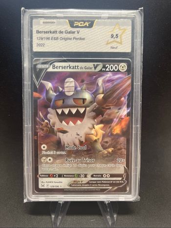Carte Pokémon Berserkatt V 129/196 PCA 9,5