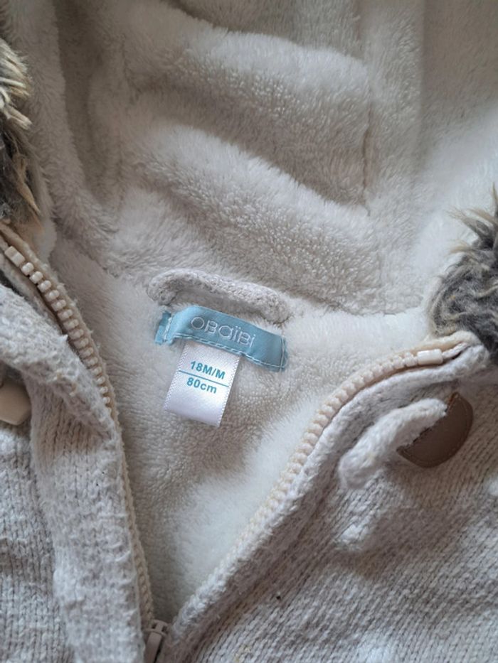 Gilet chaud fille 18 mois - photo numéro 3