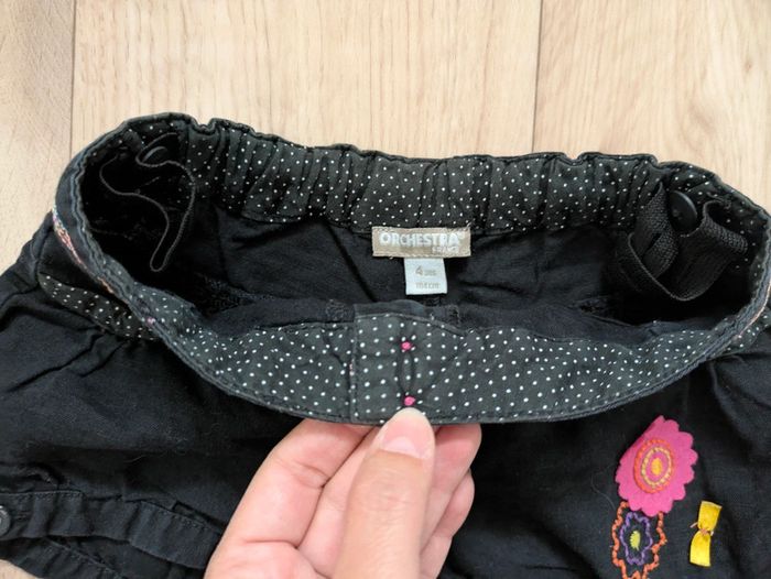 Short noir fille 4 ans Orchestra - photo numéro 5