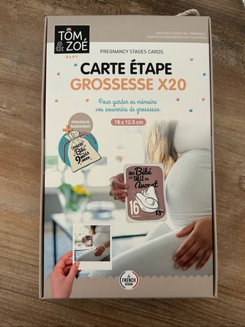 Carte étape grossesse