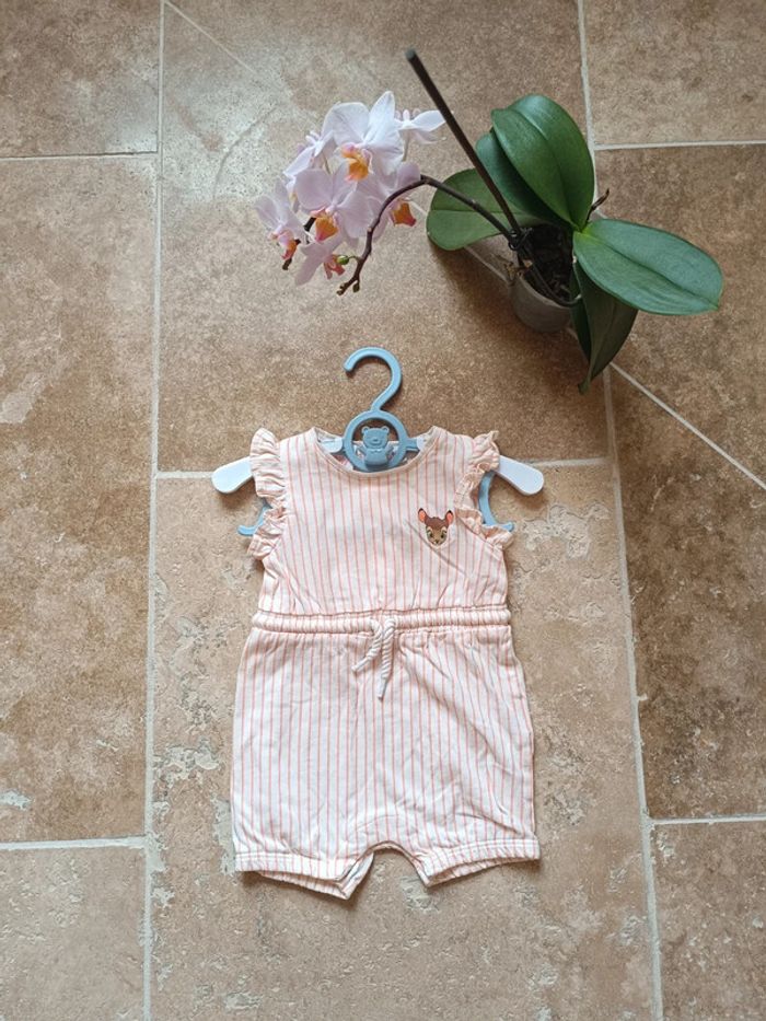 Combi short fille 3 mois Disney baby
