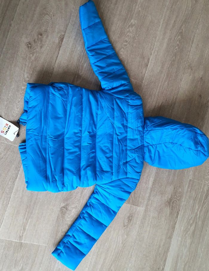Doudoune bleue interieur doublé polaire taille 3 ans neuve - photo numéro 13