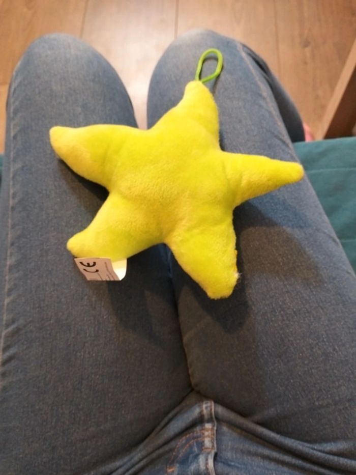Peluche étoile de mer verte - photo numéro 2