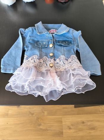 Veste en jean fille Peacolate 7 mois