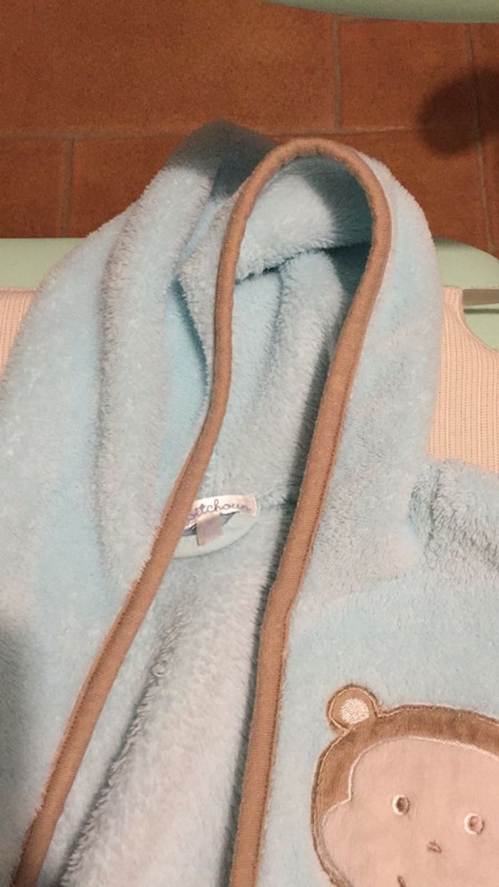 Peignoir bleu ciel - photo numéro 2