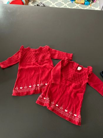 Lot de 2 robes C&A 2/3 mois