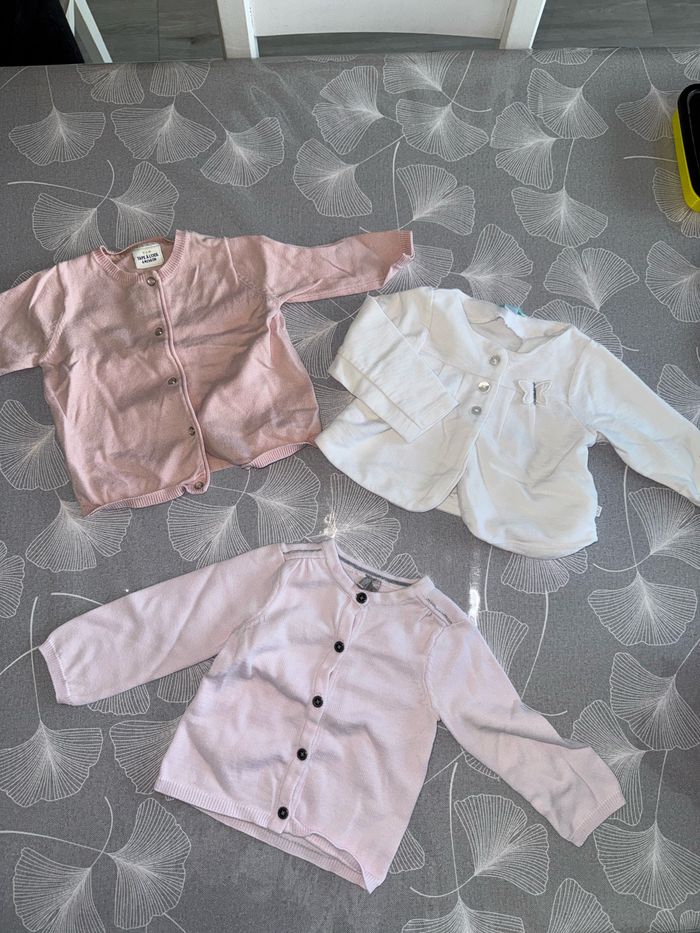 Lots gilets 3 mois