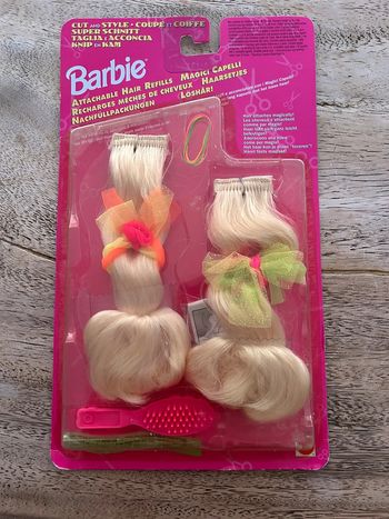 Mèches de cheveux barbie vintage