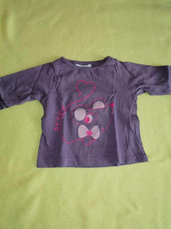 T-shirt manches longues 3 mois