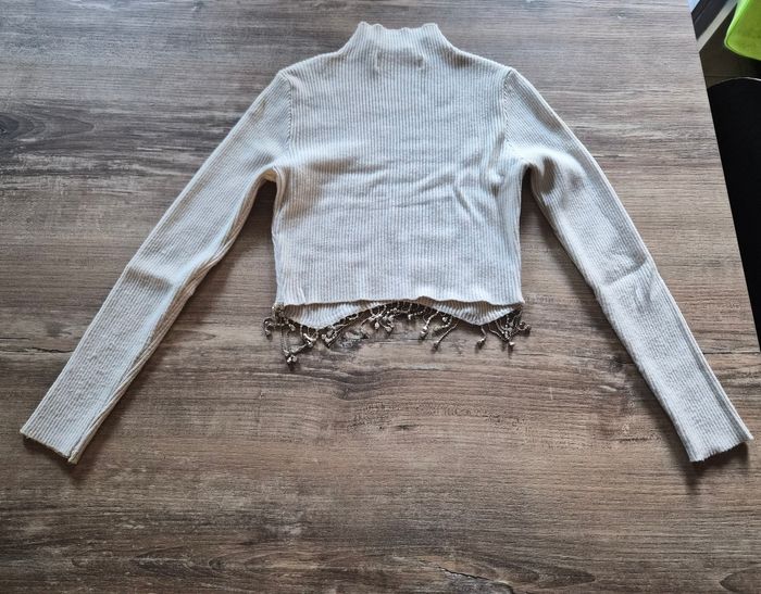 Pull court strass - photo numéro 5