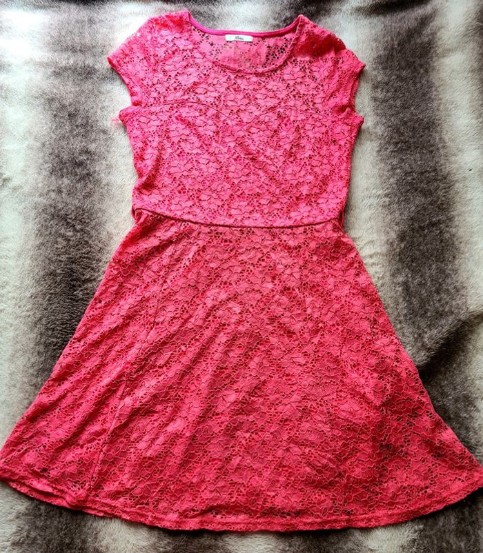 Robe doublée taille M rose