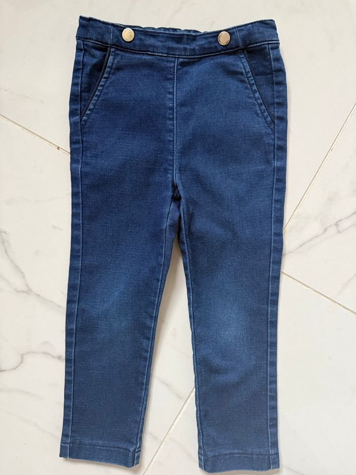 Lot de 2 jeans Jacadi fille – taille 4 ans - photo numéro 2
