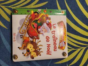 Livre p'tit garçon le traîneau de Noël