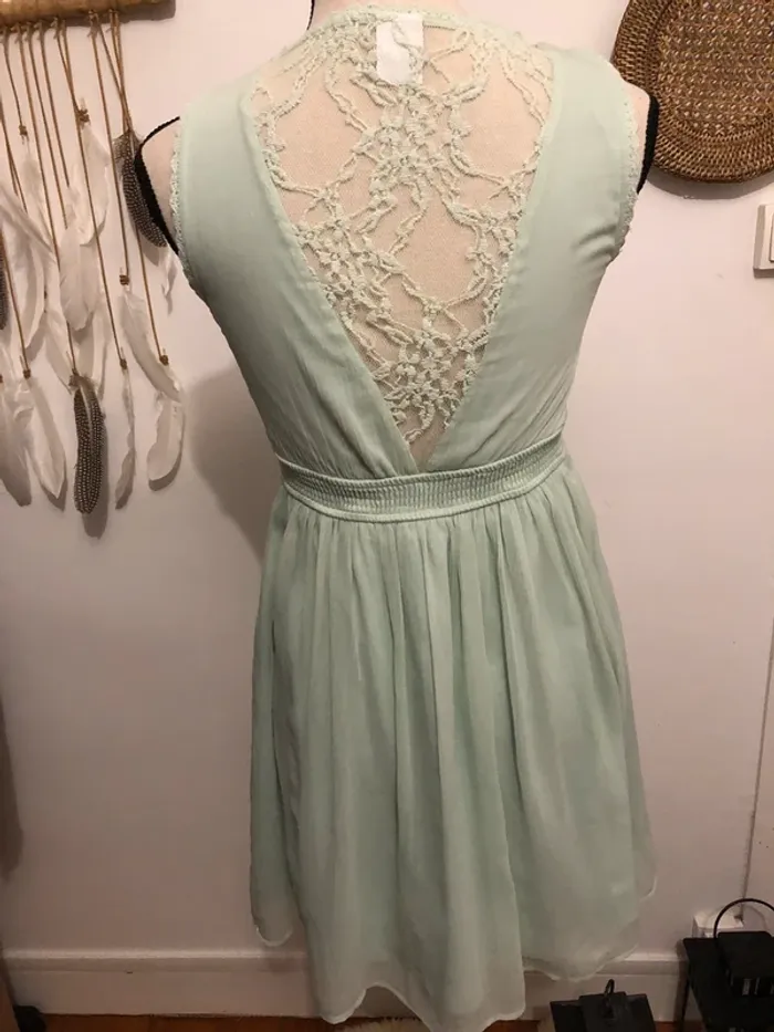 Robe vert clair Vero Moda - photo numéro 3