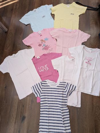 Lot de 9 tricots de peau fille 10 ans Absorba