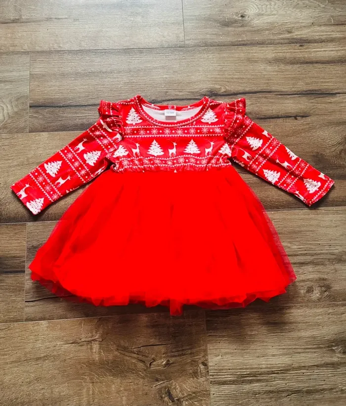 Robe de Noel fille 12 mois 18 mois