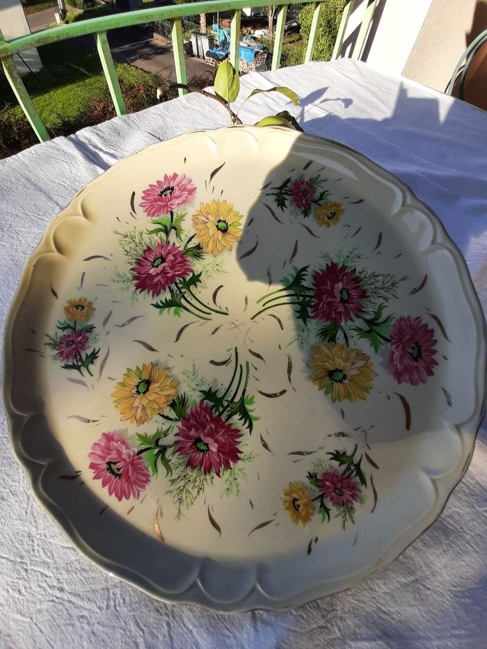 Plat porcelaine  française vintage Revol - photo numéro 8
