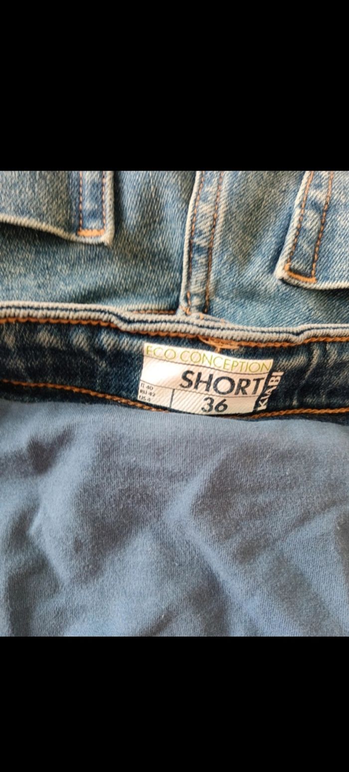 Short de grossesse en jean - photo numéro 3