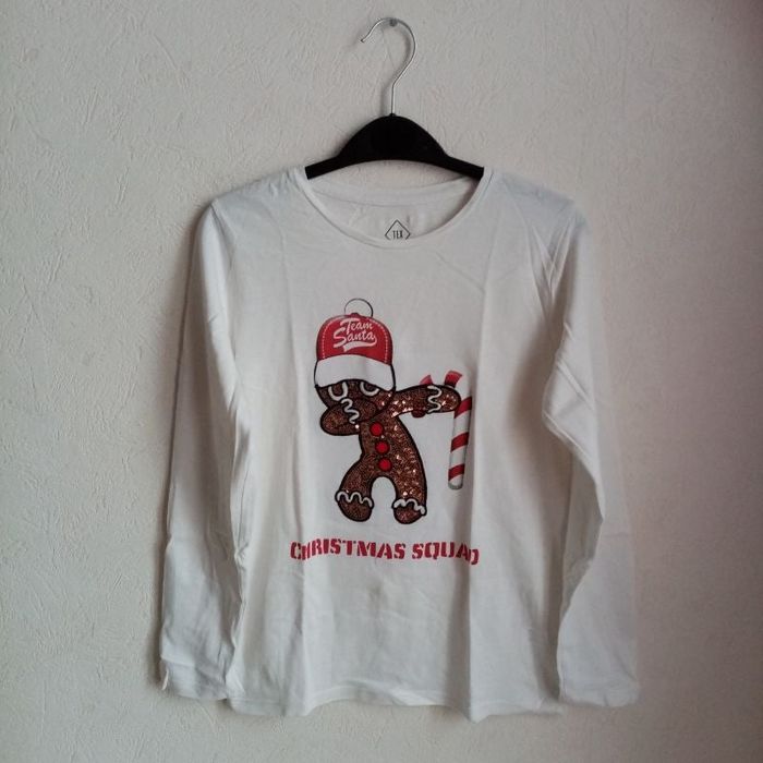 Joli Tee-shirt de Noël à sequins 🎅