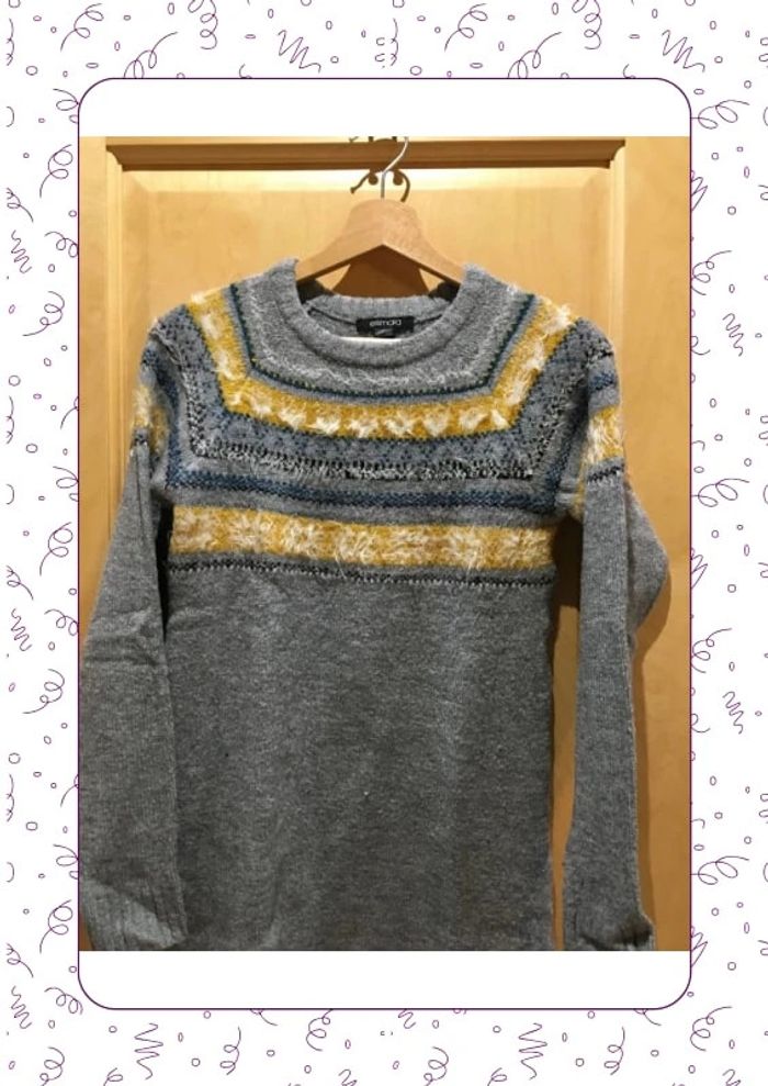 Robe pull grise - photo numéro 2