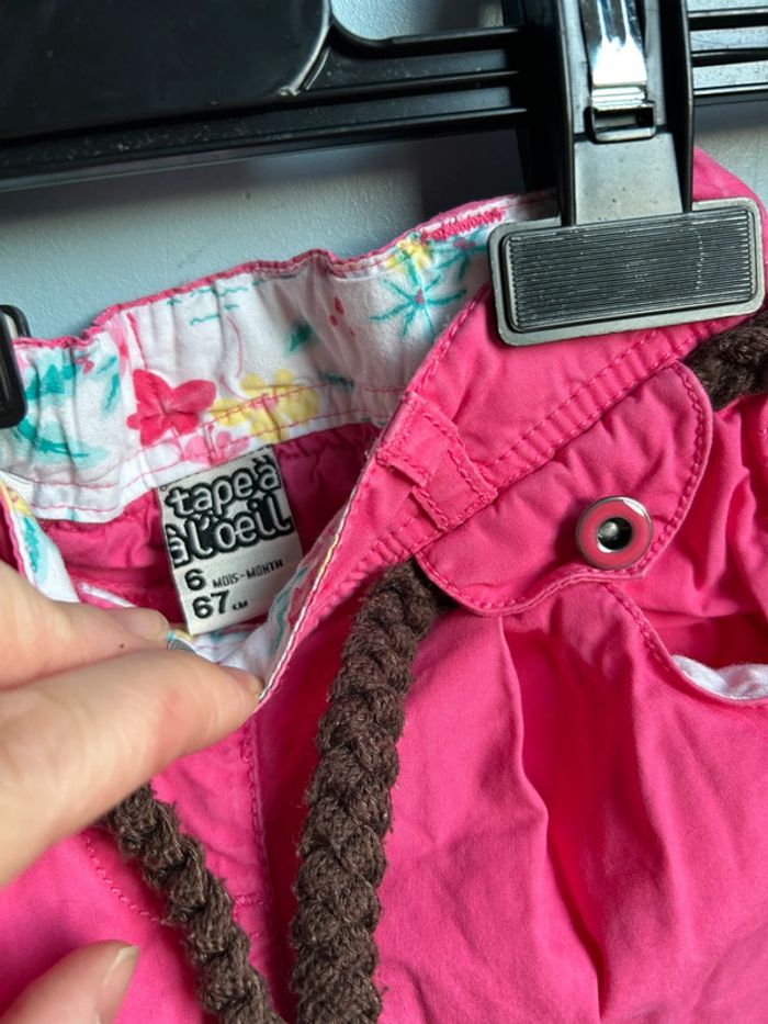 Pantalon fuschia, 6mois, tape à l’œil - photo numéro 3