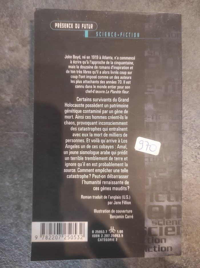 Le Gène maudit John Boyd Denoël Présence du Futur 2000 - photo numéro 3