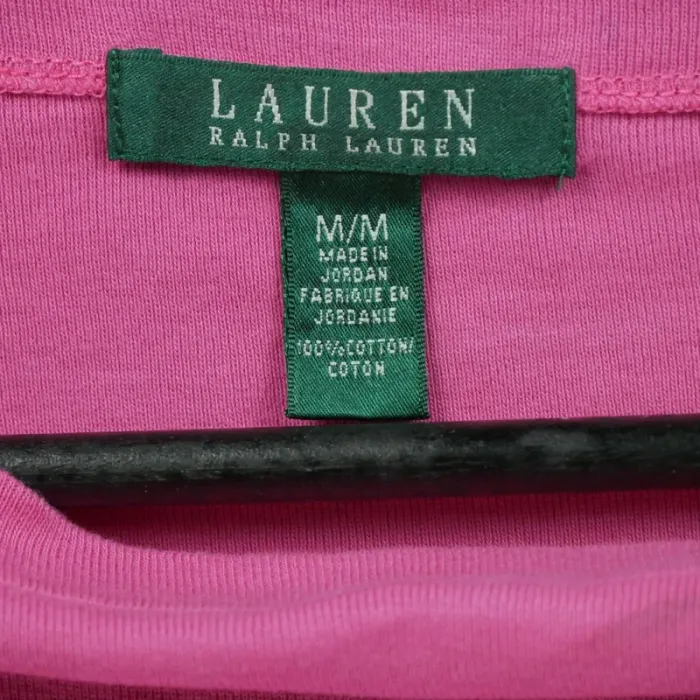 Ralph Lauren T-shirt Femme Taille M Rose #Qwe0897 - photo numéro 4