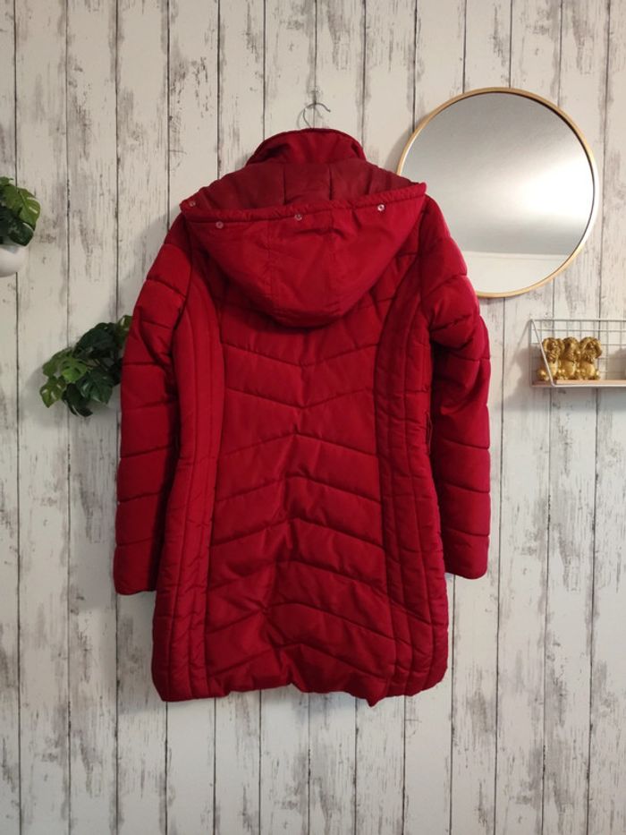 Manteau Long Bordeau Melya Melody Paris femme L - photo numéro 2