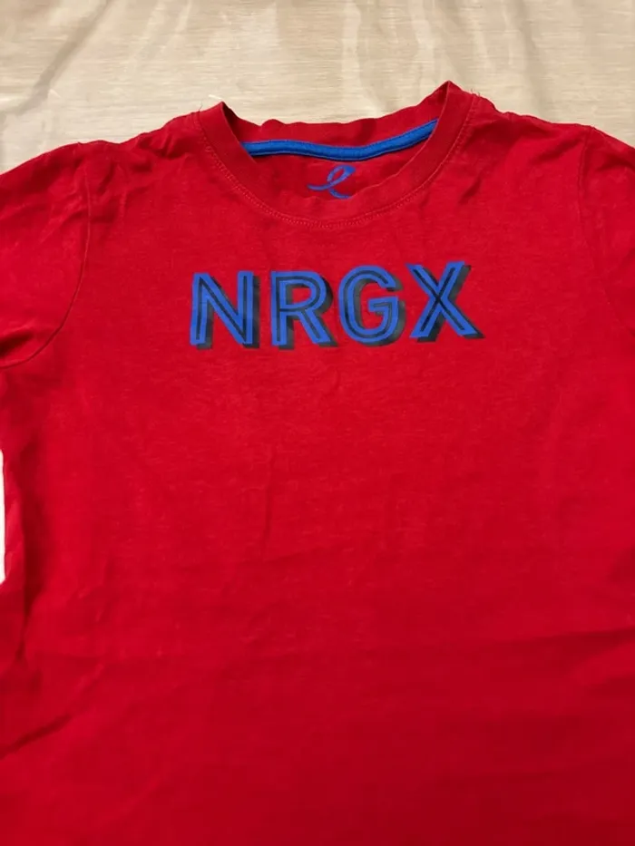 T-shirt rouge, NRGX 10ans - photo numéro 2