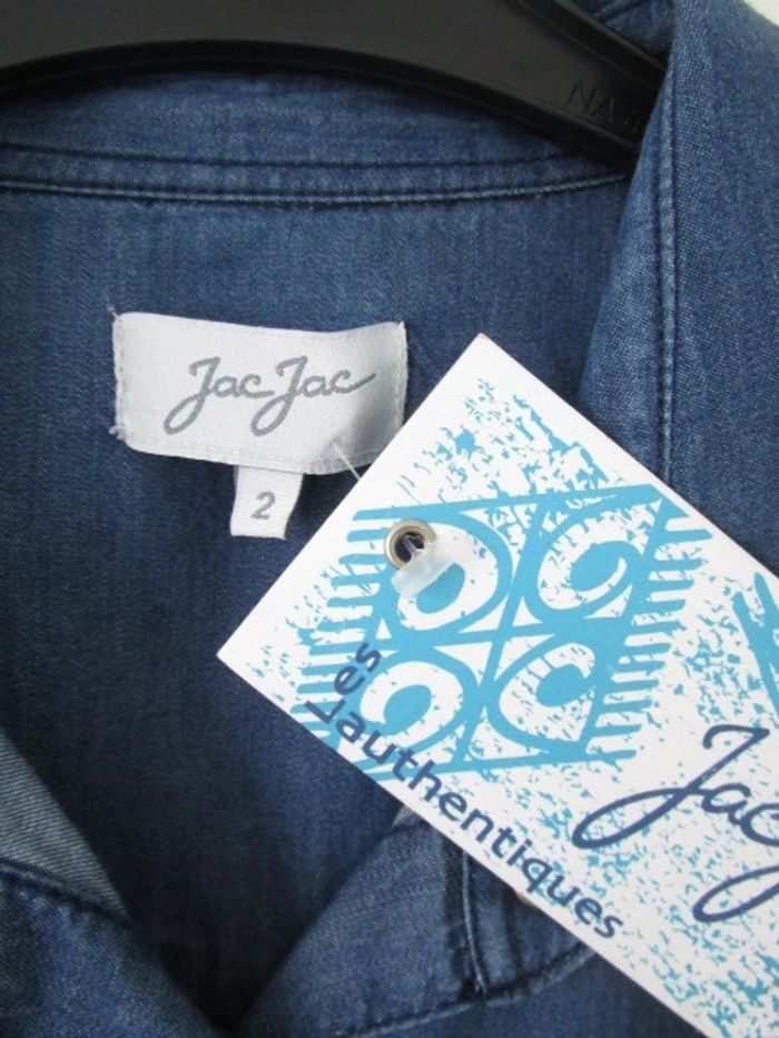 Chemise jean bleu Jac Jac 36 NEUVE - photo numéro 10