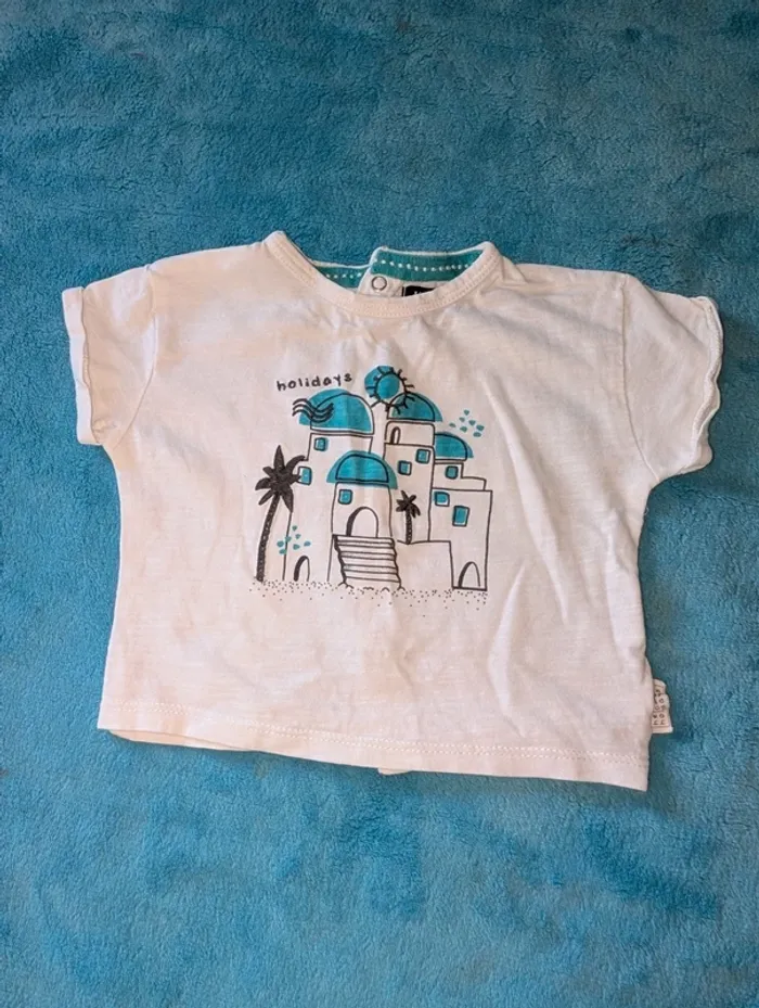 Tee-shirt manches courtes 3 mois